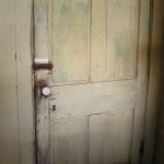 worn door paint. Photo © C. Ashley Spencer