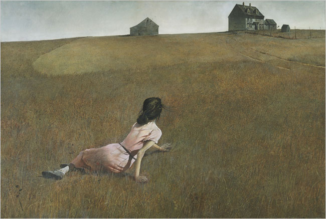 Christina\'s World by Andrew Wyeth. Museum of Modern Art Christina\'s World by Andrew Wyeth. Museum of Modern Art