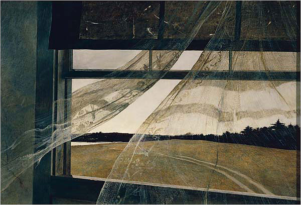 Wind from the Sea by Andrew Wyeth, 1947 Wind from the Sea by Andrew Wyeth, 1947