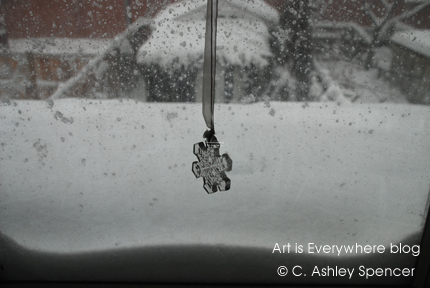Snow Half Way Up Window. Photo by C. Ashley Spencer Snow Half Way Up Window. Photo by C. Ashley Spencer