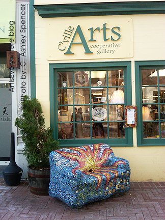 Mosaic Chair in Charlottesville. Photo by Peter Spencer. ArtisEverywhere Mosaic Chair in Charlottesville. Photo by Peter Spencer. ArtisEverywhere