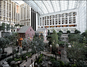 Gaylord Interior — a mini Colonial Virginia town