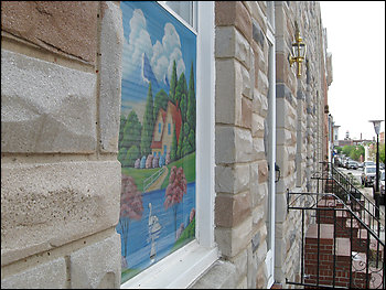 Screen Art of the Rowhouse Rembrandts/ Washington Post