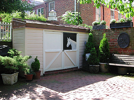 Horse in Old Town, VA by C. Ashley Spencer