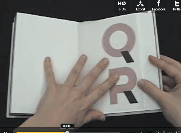 Q_R_page in popup by Marion Bataille Q_R_page in popup by Marion Bataille, on Art Is Everywhere blog