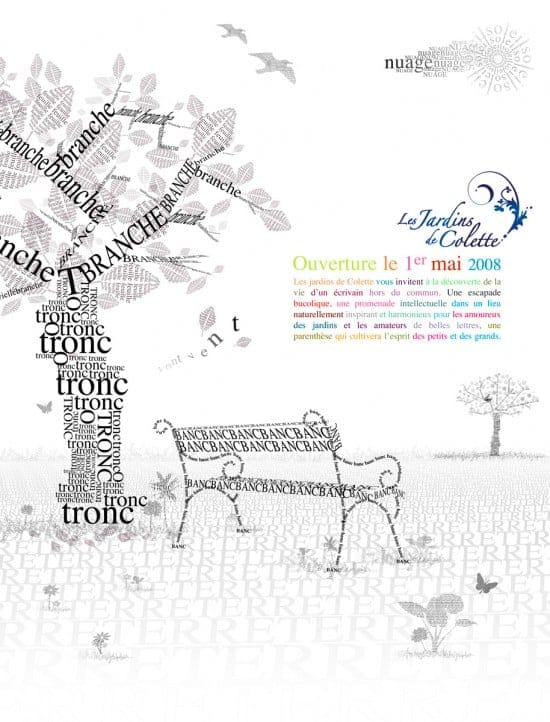 les_jardins_de_colette_bench7840-550x722. Photo via gawno.com les_jardins_de_colette_bench7840-550x722. Photo via gawno.com, on Art Is Everywhere