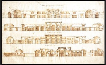 Palladio-Drawings_AIE, via Washington Post, as seen on Art Is Everywhere