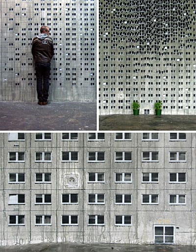 Rev_architectural-abstract-mural_3 via dornob architectural-art-murals via dornob as seen on Art Is Everywhere