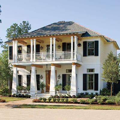Southern Living - La House Idea facade via Southern Living Southern Living - La House Idea facade via Southern Living on Art is Everywhere