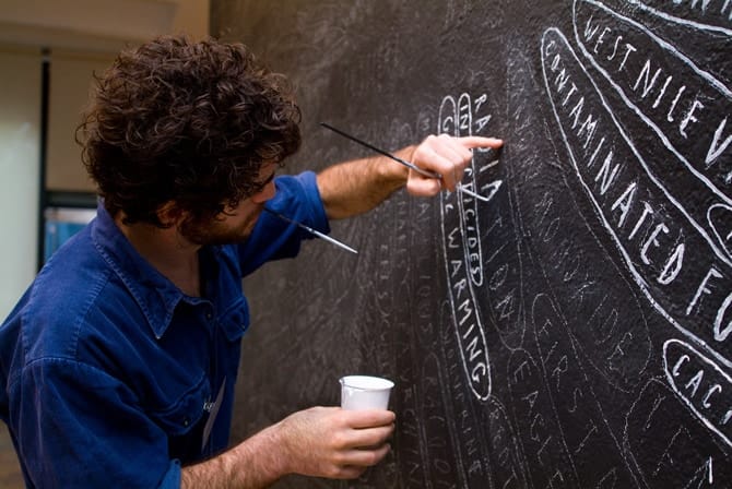 Brian Rea FEARS detail from Fast Company, as seen on Art Is Everywhere