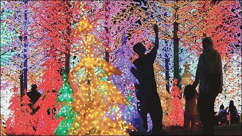 Malaysian Christmas Lights on Art Is Everywhere
