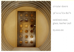 Beth Rekow Circular Door as seen on Art Is Everywhere