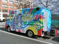 Philadelphia Painted Lunch Truck via Grid Philadelphia Painted Lunch Truck via Grid, as seen on Art is Everywhere