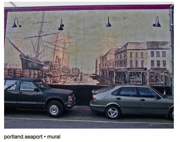 Portland Seaport Mural - Photo by origamidon Portland Seaport Mural - Photo by origamidon on Art Is Everywhere