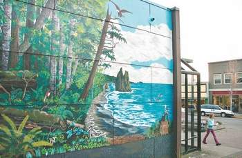 Port Angeles Mural on Art Is Everywere blog