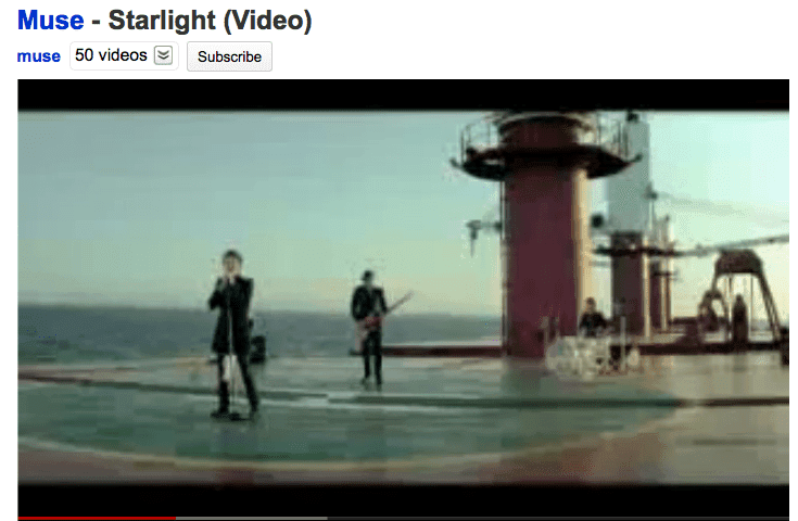 Muse Starlight on Art Is Everywhere