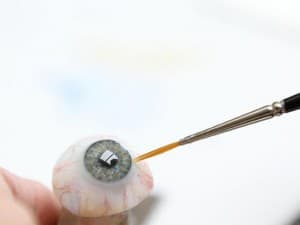 Prosthetic eye by Christie Erikson, as seen on Art Is Everywhere