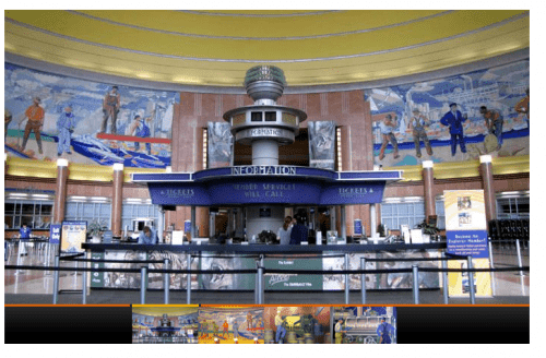 A-cincinnati mosaic mural, Cincinnati Museum, as seen on Art Is Everywhere