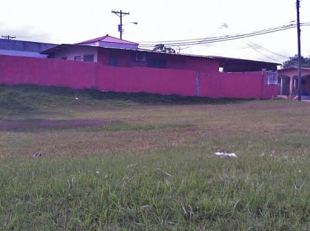 Colorful pink building in Panama, as seen on Art is Everywhere