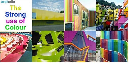 strong use of color on archello as seen on Art Is Everywhere