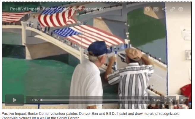 Positive Impact American Flag Mural_Zainesville Times, as seen on Art Is Everywhere