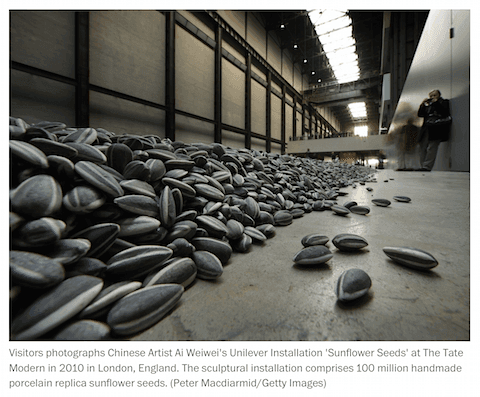 Ai Weiwei Sunflower Seeds_via Washington Post on Art Is Everywhere