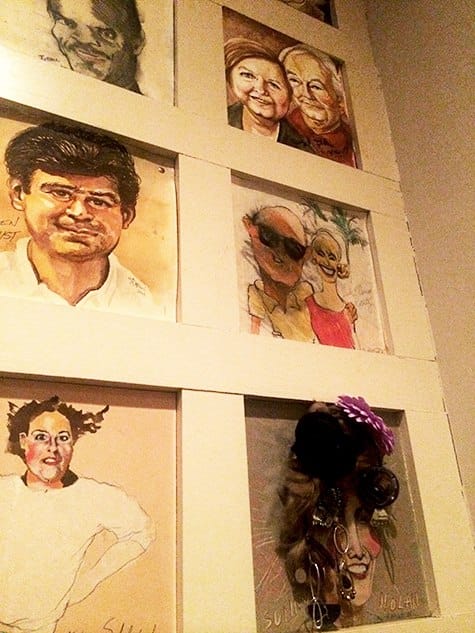 Warehouse restaurant caricatures 4 on Art is Everywhere