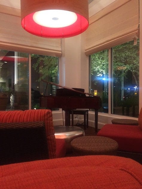 Hilton lobby sitting vignettes on Art Is Everywhere