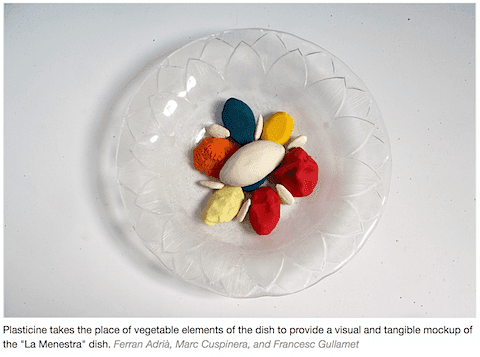Plasticine used for the Art of Plating exhibit_AIE
