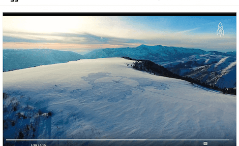 Simon Beck Snow Mural video_Art Is Everywhere