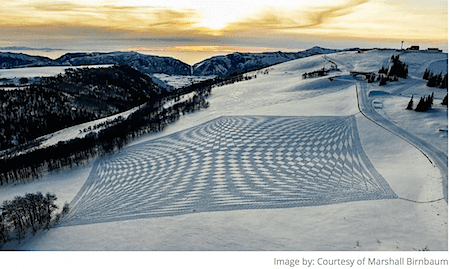 Simon Beck Snow Mural 1_Art Is Everywhere
