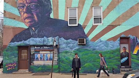 Bernie Sanders Mural by Conrad Benner via Philadelphia Weekly_Art Is Everywhere