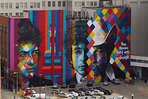 Bob Dylan Mural Hennepin Theatre by Eduardo Kobra_AIE