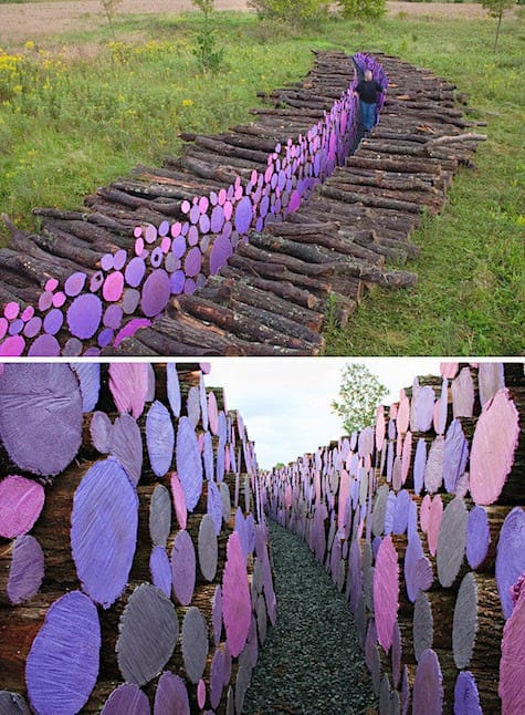 Colored Wood Pile_AIE