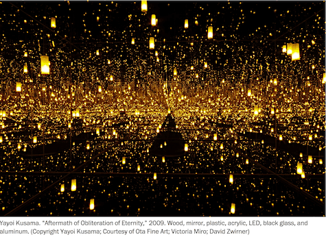 Yayoi Kusama Obliteration of Eternity on AIE