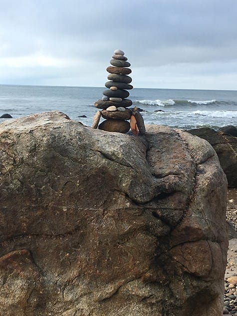 Beach Cairn on Art Is Everywhere