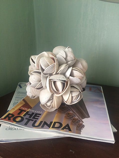 Shell decor weight on Art Is Everywhere