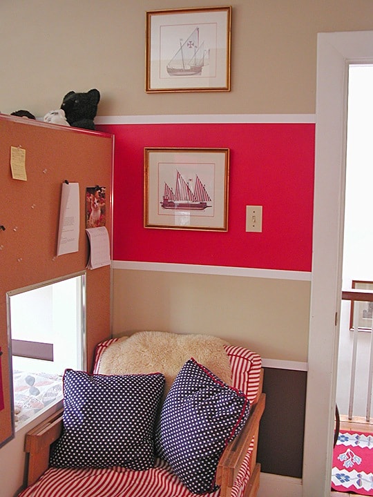 Horizontal Stripes in Teenager Room by Ashley Spencer