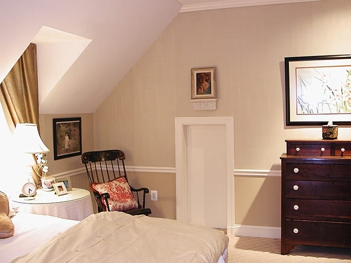 Faux Linen Panels Faux linen panels by Ashley Spencer - Belle Haven Home Tour