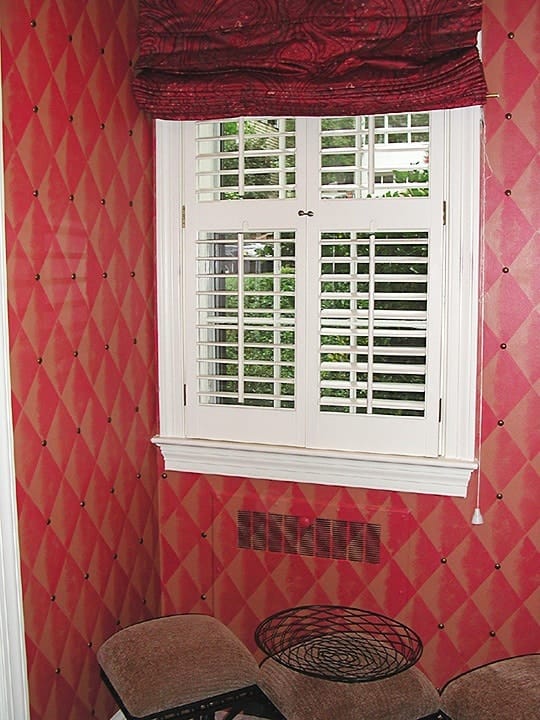 Faux Padded Harlequin by Ashley Spencer - Belle Haven Home Tour