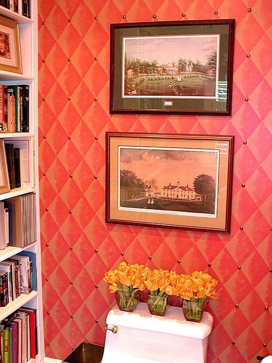 Faux Padded Harlequin Harlequin by Ashley Spencer - Belle Haven Home Tour