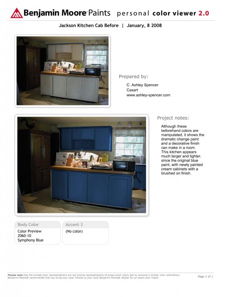 Before (blue) and After Comparison