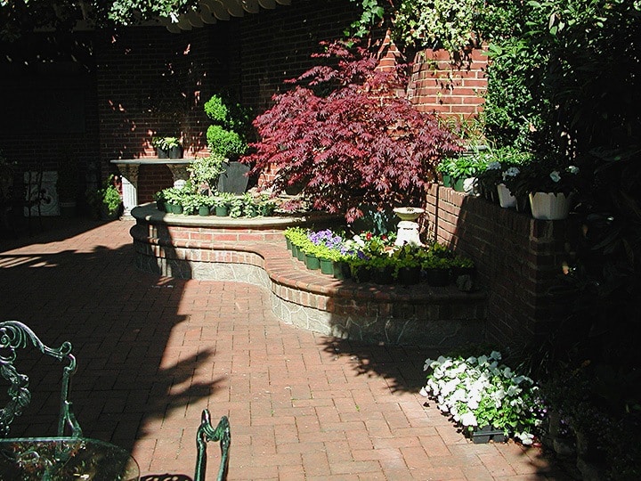 Faux Flagstone for Alexandria Garden and Home Tour by Ashley Spencer