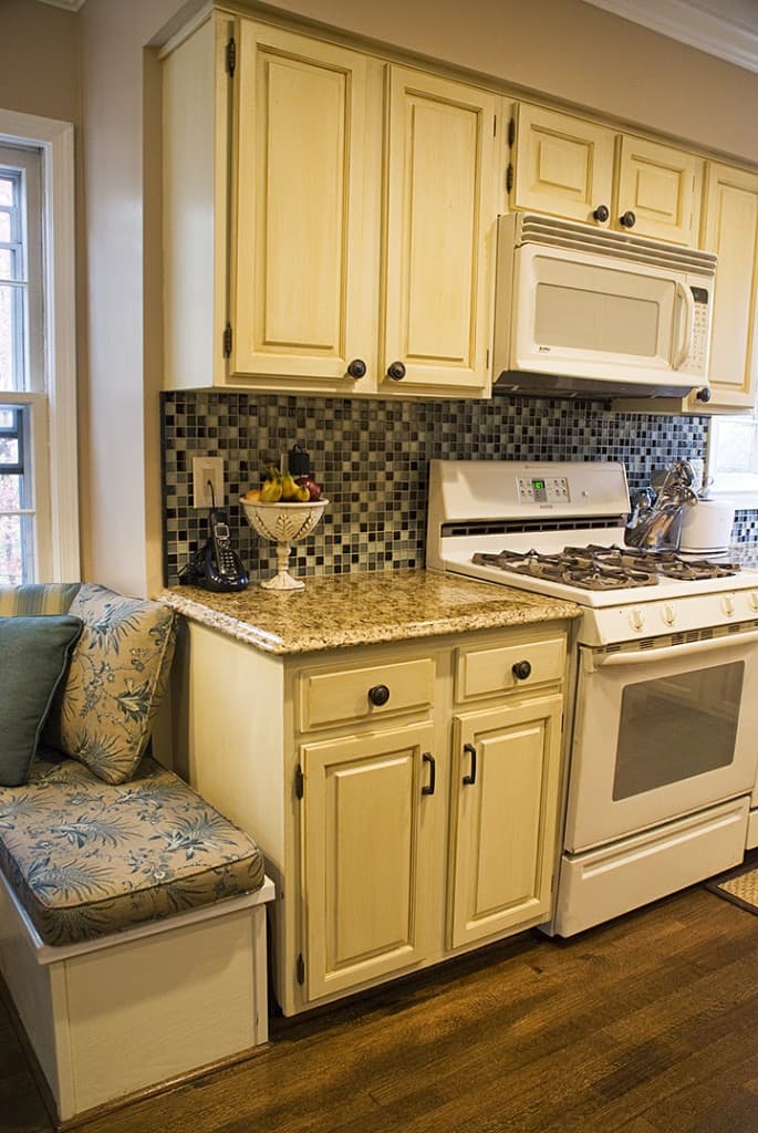 Glazed Kitchen Cabinets by Ashley Spencer