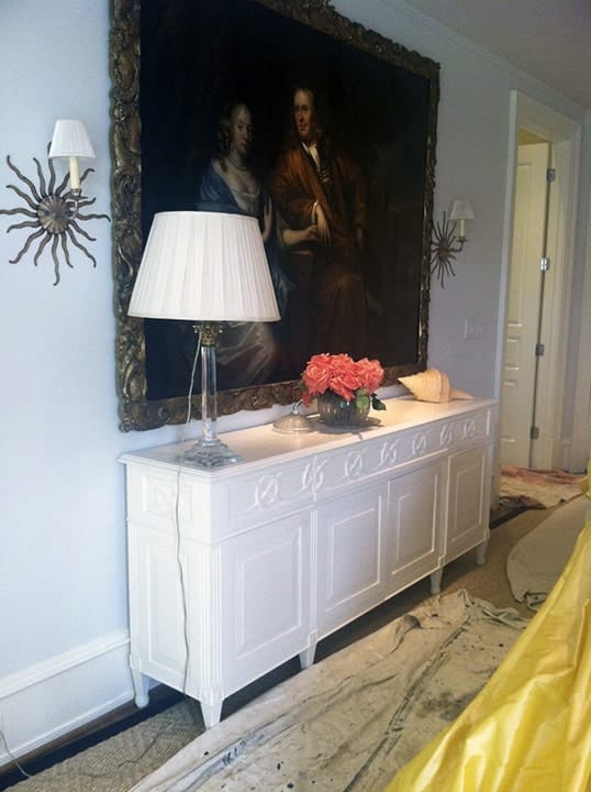 Stark White Buffet Before Glazing by Ashley Spencer