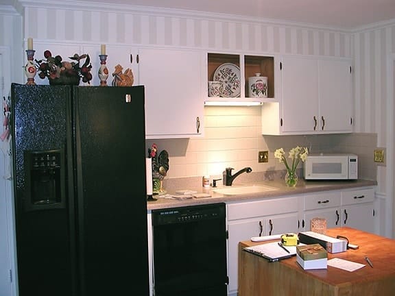 Stock Cabinets Before Panels and Glazing - Ashley Spencer