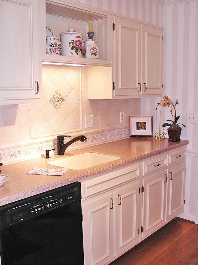 Brushed-On Glazed Cabinets ft side After - Ashley Spencer