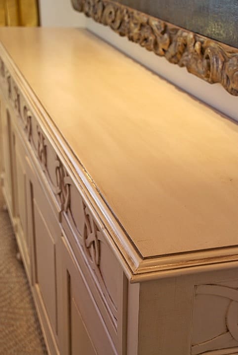 Buffet Glazing Smooth Top Detail - by Ashley Spencer