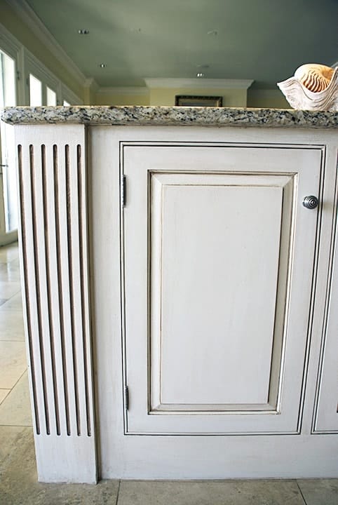 Cabinet Door After Glazing by Ashley Spencer