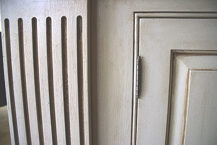 Detail Cabinet Glazing by Ashley Spencer